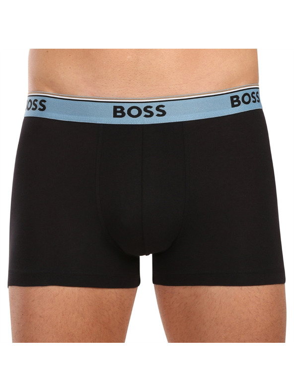 BOSS Sada troch - pánske boxerky BOSS čierne