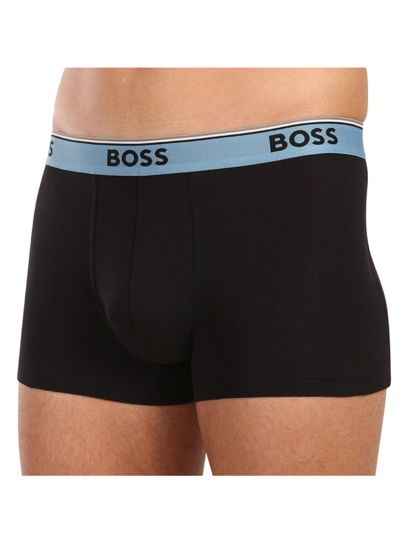 BOSS Sada troch - pánske boxerky BOSS čierne