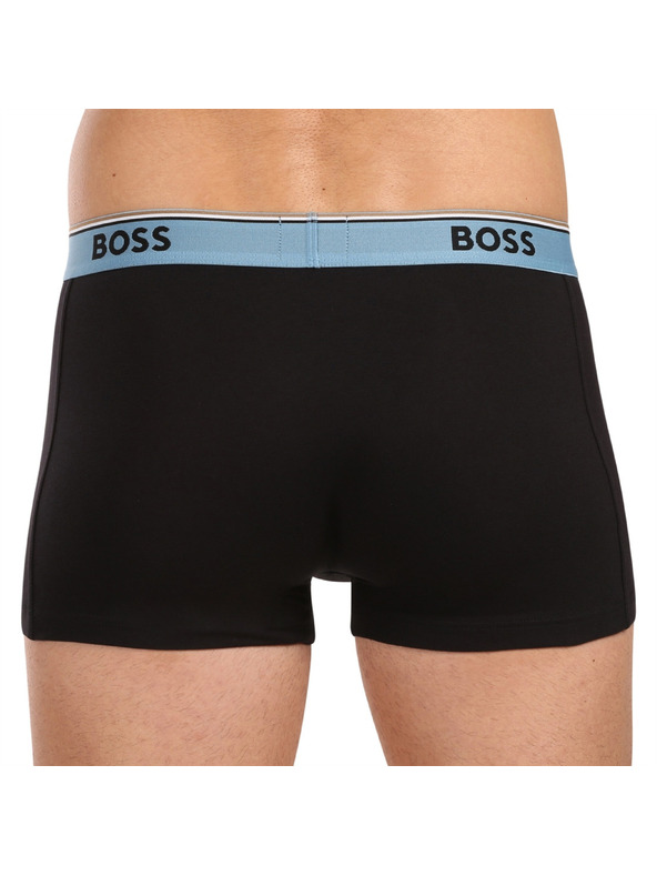 BOSS Sada troch - pánske boxerky BOSS čierne