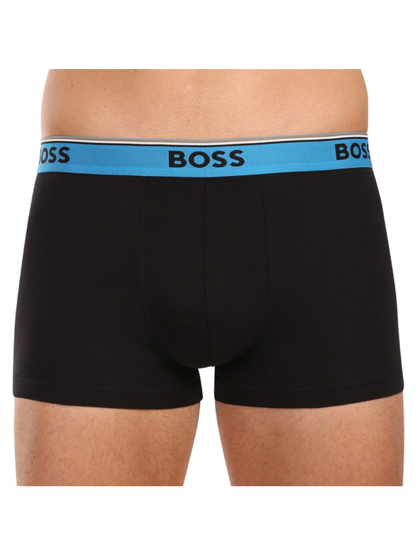 BOSS Sada troch - pánske boxerky BOSS čierne