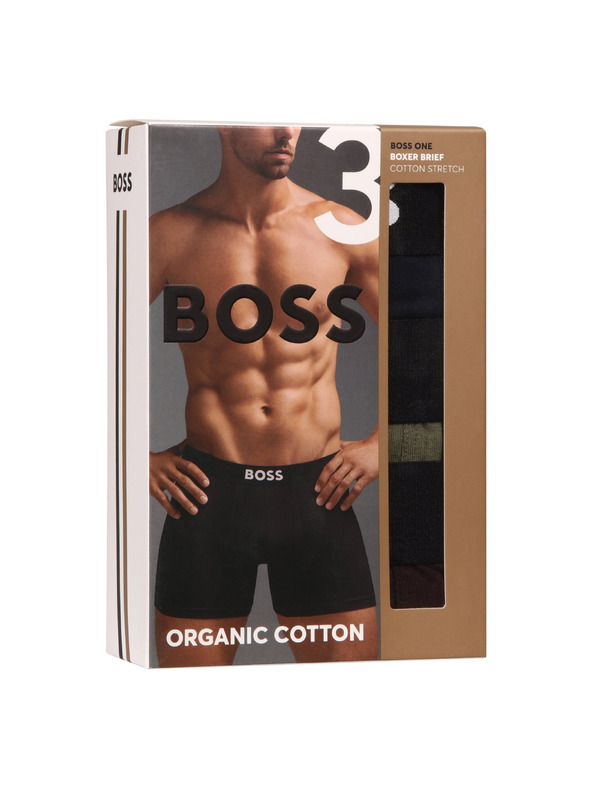 BOSS Sada troch - pánske boxerky BOSS viacfarebné