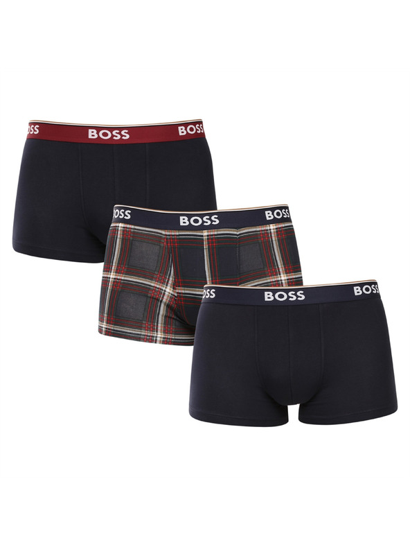 BOSS Sada troch - pánske boxerky BOSS viacfarebné