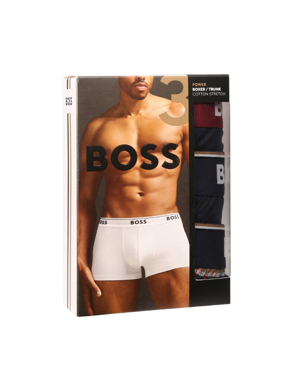 BOSS Sada troch - pánske boxerky BOSS viacfarebné