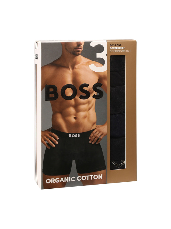 BOSS Sada troch - pánske boxerky BOSS viacfarebné