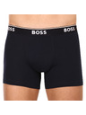 BOSS Sada troch - pánske boxerky BOSS tmavo modré