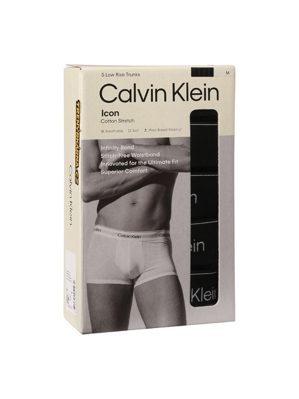 Calvin Klein Sada piatich - pánske boxerky Calvin Klein čierne