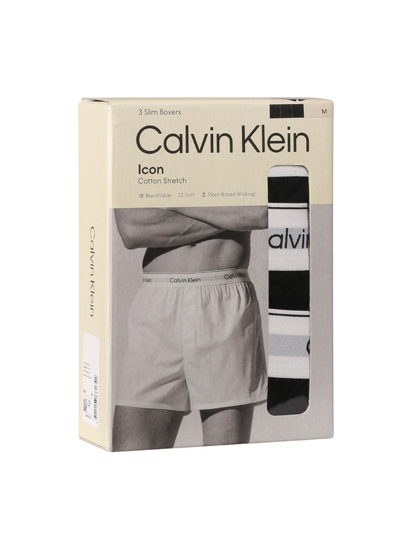 Calvin Klein Sada troch - pánske trenky Calvin Klein čierne