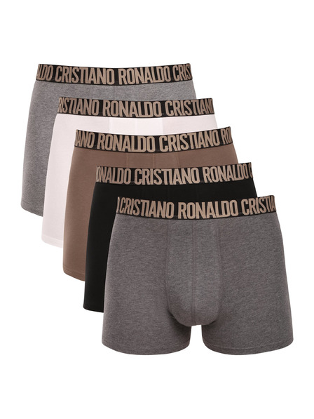 CR7 Sada piatich - pánske boxerky CR7 travelbag viacfarebné