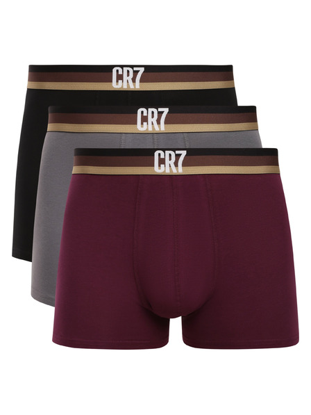 CR7 Sada troch - pánske boxerky CR7 viacfarebné