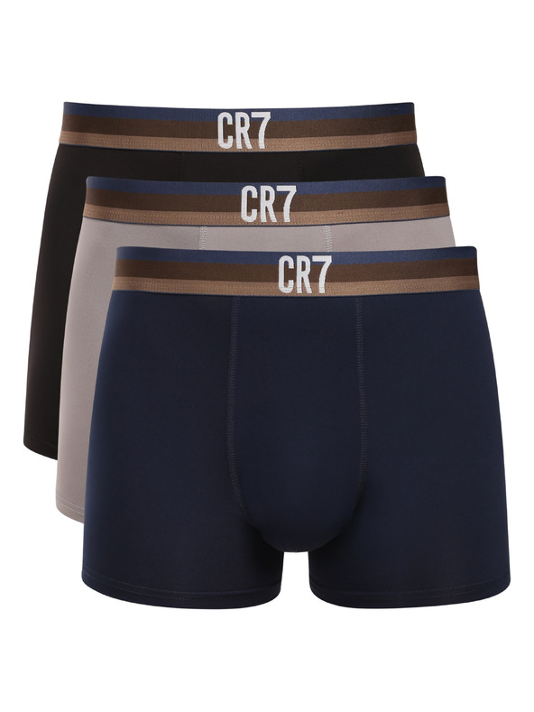 CR7 Sada troch - pánske boxerky CR7 viacfarebné
