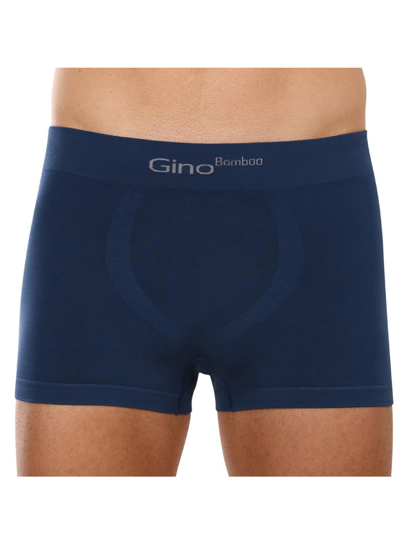 gino Pánske boxerky Gino bezšvové bambusové petrolej