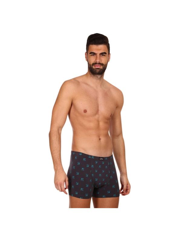 gino Pánske boxerky Gino sivé