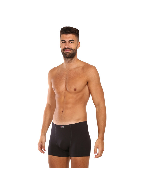 gino Pánske boxerky Gino čierne