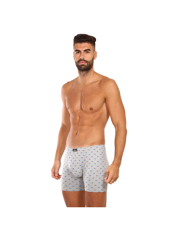 gino Pánske boxerky Gino sivé