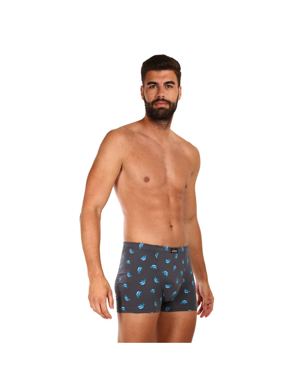 gino Pánske boxerky Gino sivé