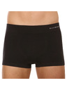 gino Pánske boxerky Gino Seamless Bamboo Boxers Black