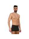 gino Pánske boxerky Gino Seamless Bamboo Boxers Black