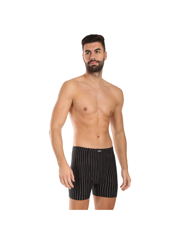 gino Pánske boxerky Gino čierne