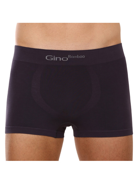 gino Pánske boxerky Gino bezšvové bambusové sivé