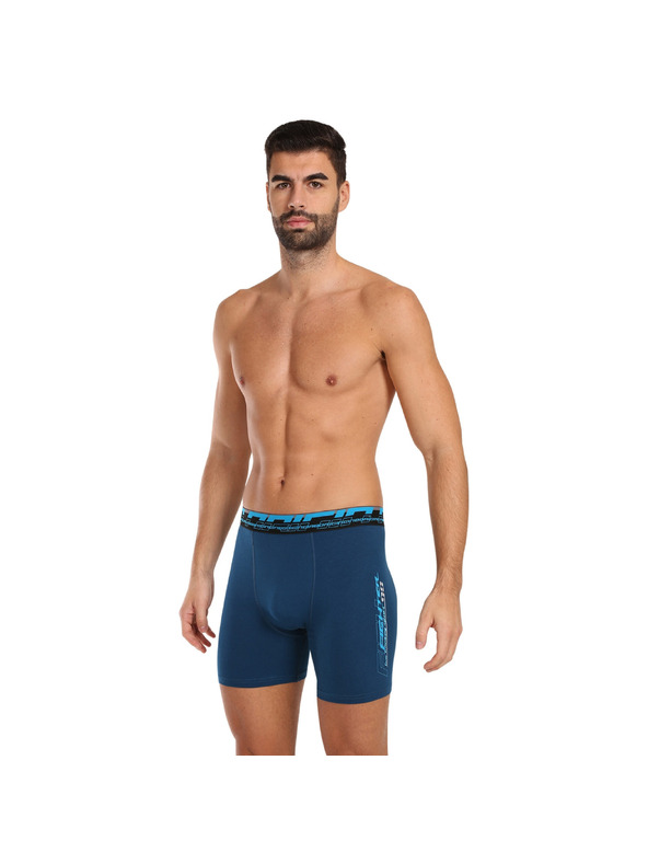gino Pánske boxerky Gino modré