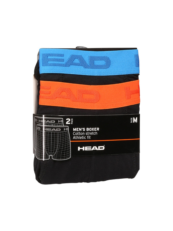 Head Sada dvoch - pánske boxerky HEAD čierne