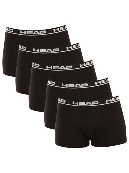 Head Sada piatich - pánske boxerky HEAD čierne