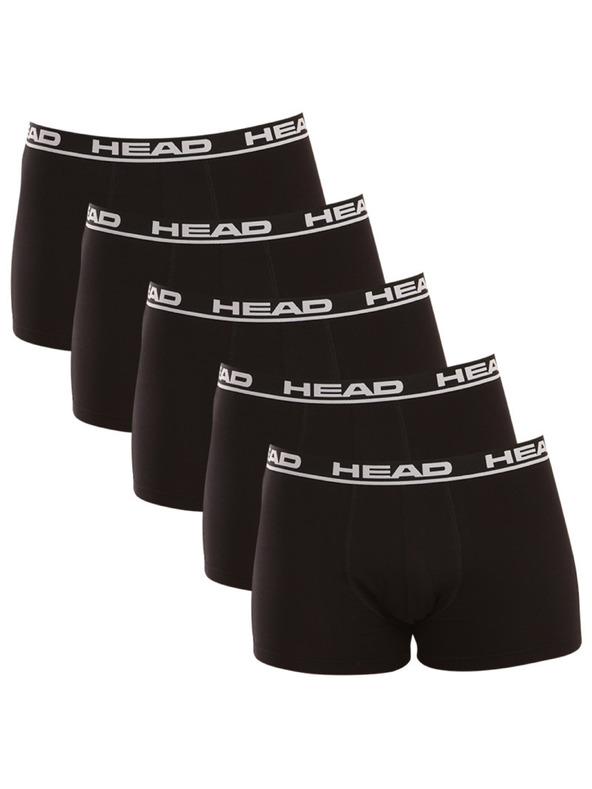 Head Sada piatich - pánske boxerky HEAD čierne
