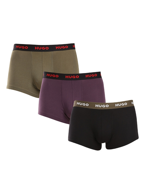 HUGO Sada troch - pánske boxerky HUGO viacfarebné