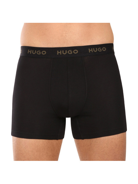 HUGO Sada troch - pánske boxerky HUGO čierne