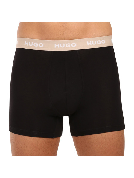 HUGO Sada troch - pánske boxerky HUGO čierne