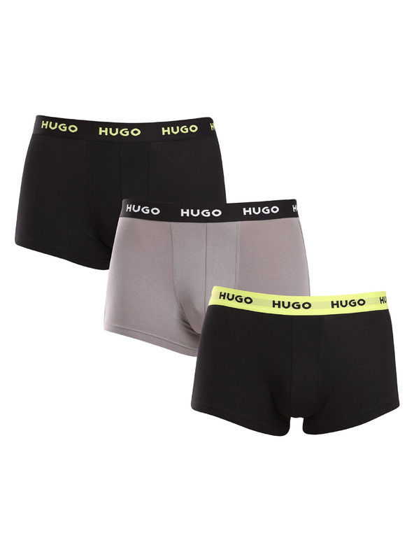 HUGO Sada troch - pánske boxerky HUGO viacfarebné