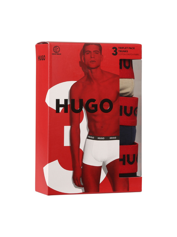 HUGO Sada troch - pánske boxerky HUGO viacfarebné