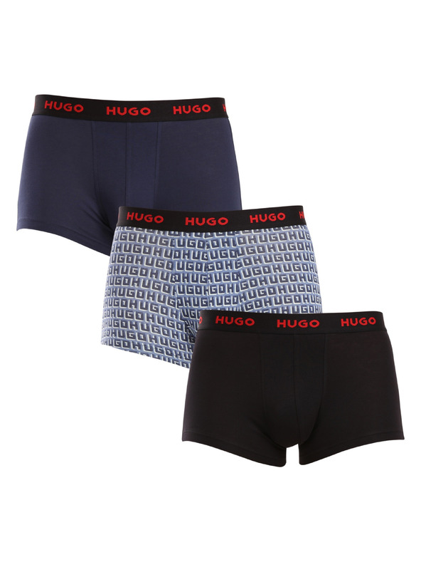 HUGO Sada troch - pánske boxerky HUGO viacfarebné
