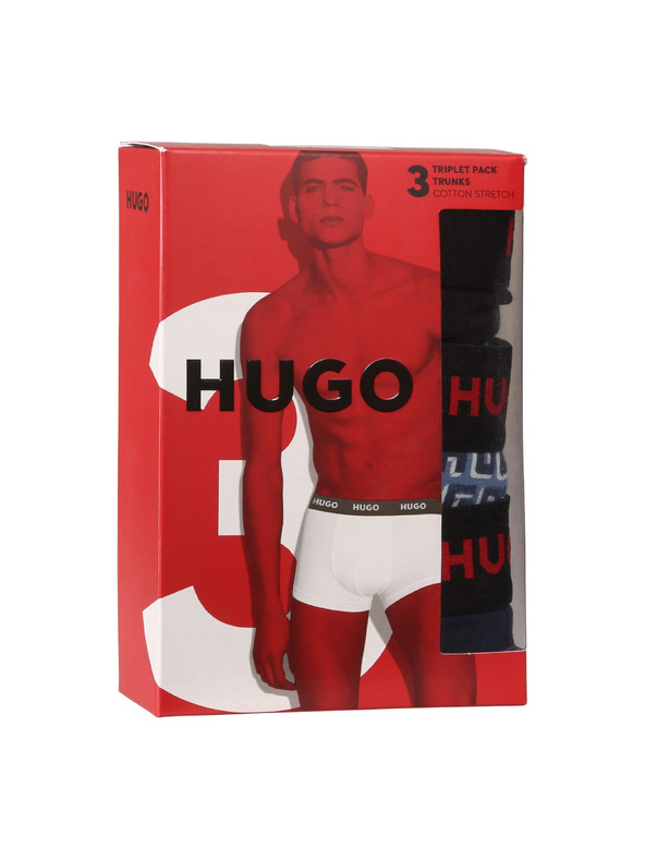 HUGO Sada troch - pánske boxerky HUGO viacfarebné