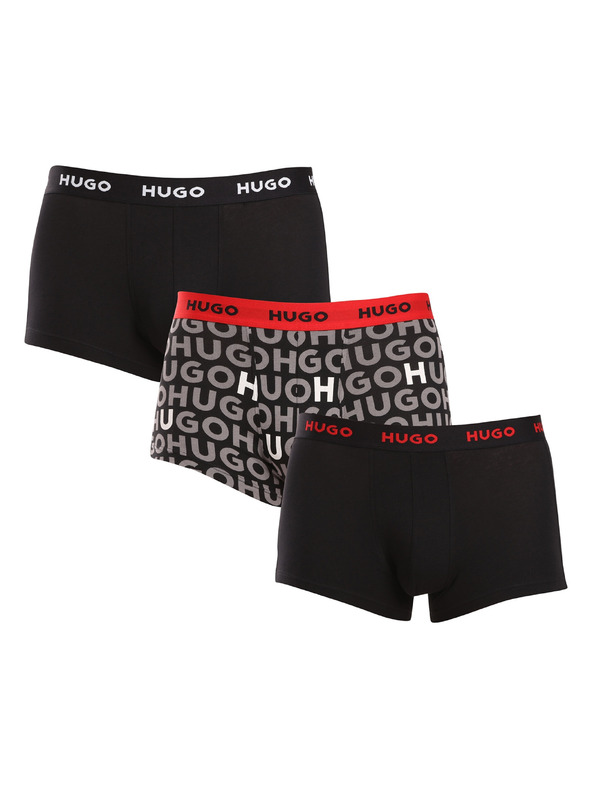HUGO Sada troch - pánske boxerky HUGO viacfarebné