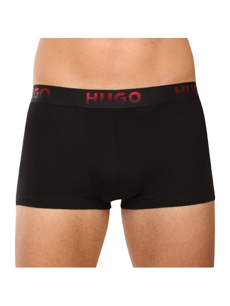 HUGO Sada troch - pánske boxerky HUGO čierne