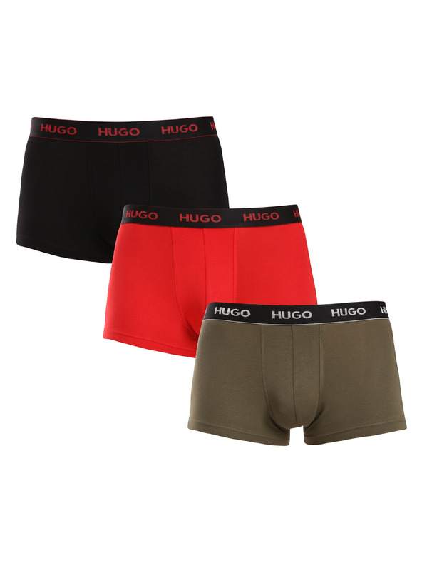 HUGO Sada troch - pánske boxerky HUGO viacfarebné