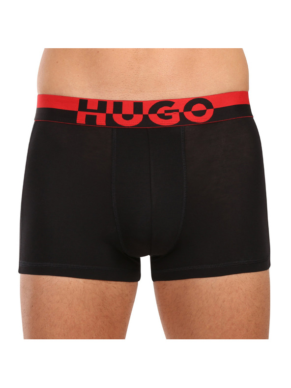HUGO Sada troch - pánske boxerky HUGO čierne