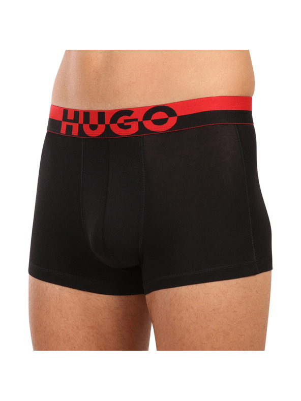 HUGO Sada troch - pánske boxerky HUGO čierne