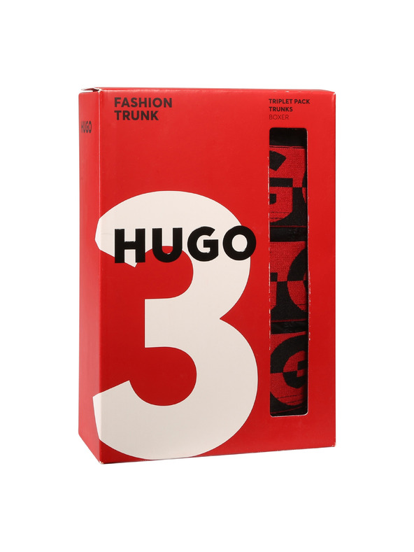 HUGO Sada troch - pánske boxerky HUGO čierne