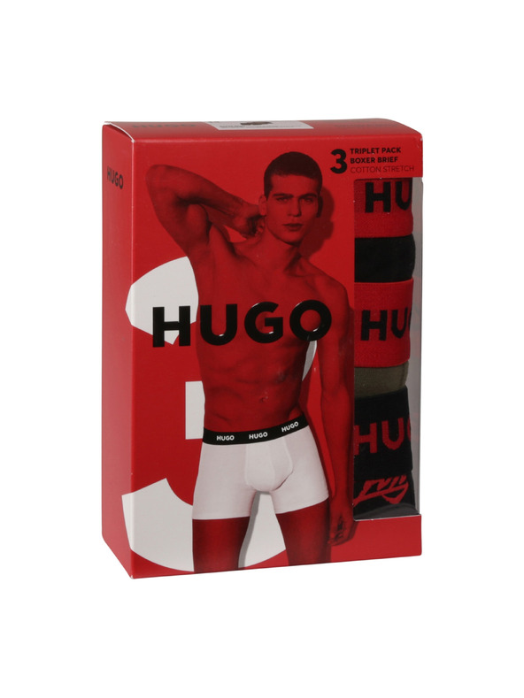 HUGO Sada troch - pánske boxerky HUGO viacfarebné