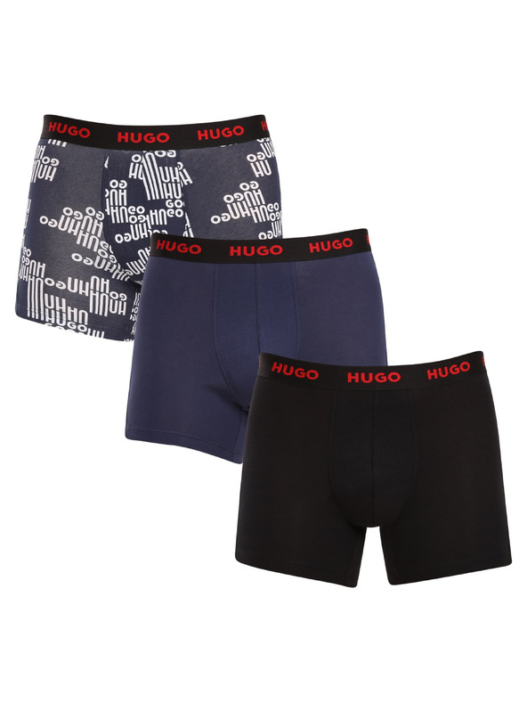 HUGO Sada troch - pánske boxerky HUGO viacfarebné