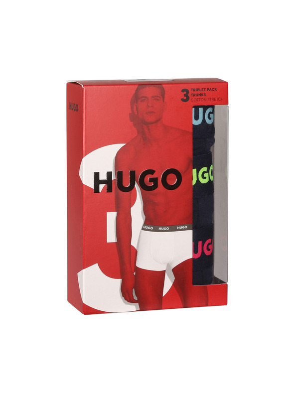 HUGO Sada troch - pánske boxerky HUGO viacfarebné