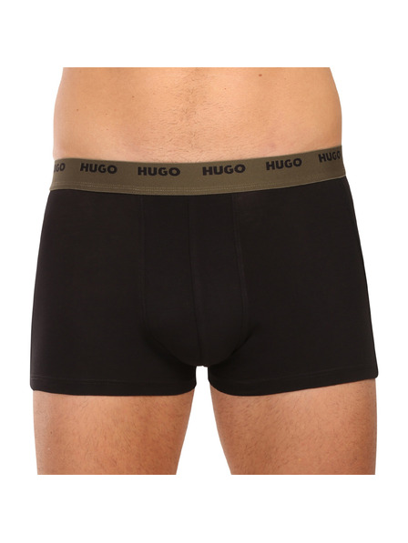 HUGO Sada piatich - pánske boxerky HUGO čierne