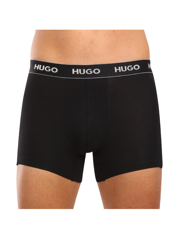 HUGO Sada troch - pánske boxerky HUGO čierne