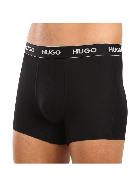 HUGO Sada troch - pánske boxerky HUGO čierne
