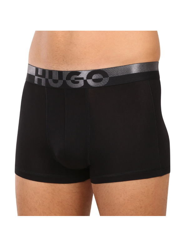 HUGO Sada troch - pánske boxerky HUGO čierne