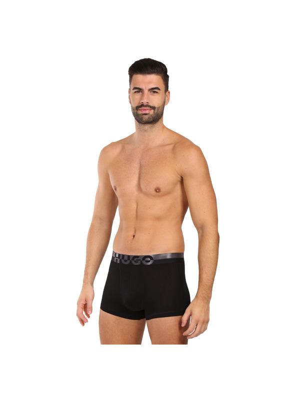 HUGO Sada troch - pánske boxerky HUGO čierne