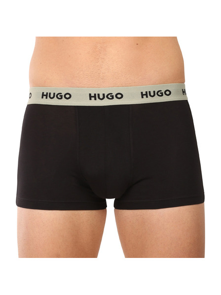 HUGO Sada troch - pánske boxerky HUGO čierne