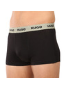 HUGO Sada troch - pánske boxerky HUGO čierne